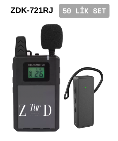 ZDK-721RJ 50 Lik Hac Umre Rehber Kulaklık Sistemleri 