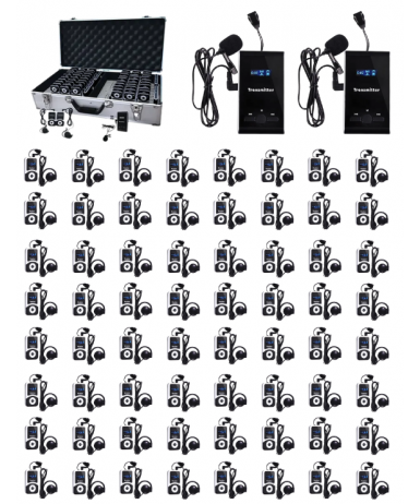 ZDK-100 64 Lü Hac Umre Rehber Kulaklık  Sistemleri 