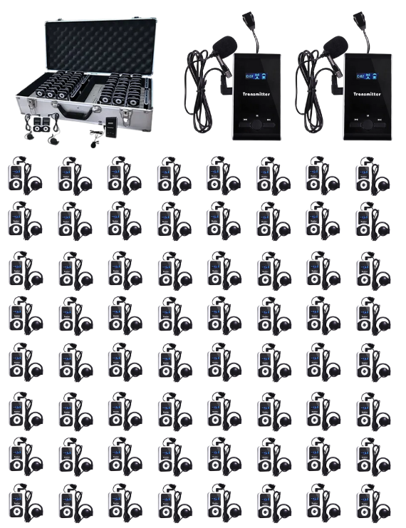 ZDK-100 64 Lü Hac Umre Rehber Kulaklık  Sistemleri 