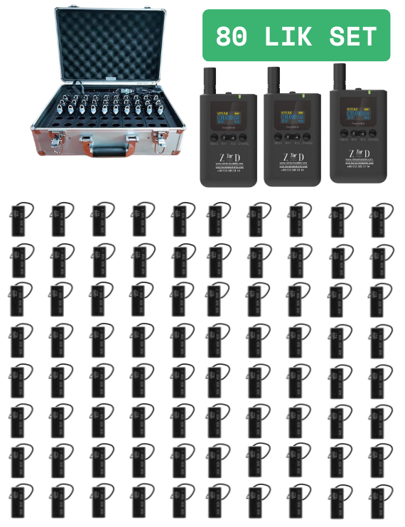 ZDK-225 80 Lik Hac Umre Rehber Kulaklık Sistemleri 
