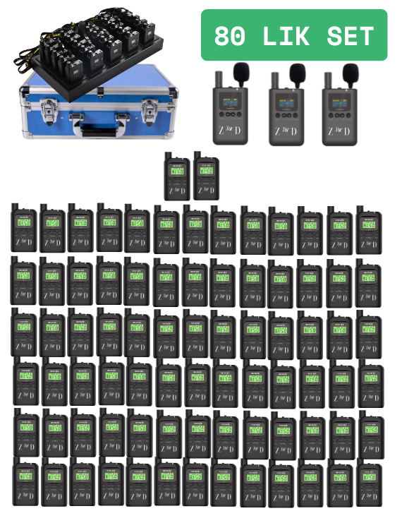 ZDK-230 80 Lik Hac Umre Rehber Kulaklık Sistemleri 