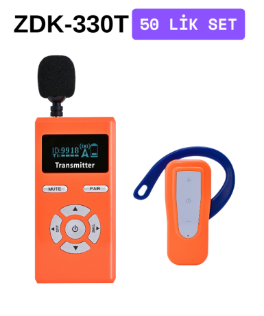 ZDK-330T 50 Lik Set Tur Rehber Kulaklık  Sistemleri 